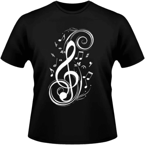Camiseta Clave de Sol – Nota Musical Personalizada
