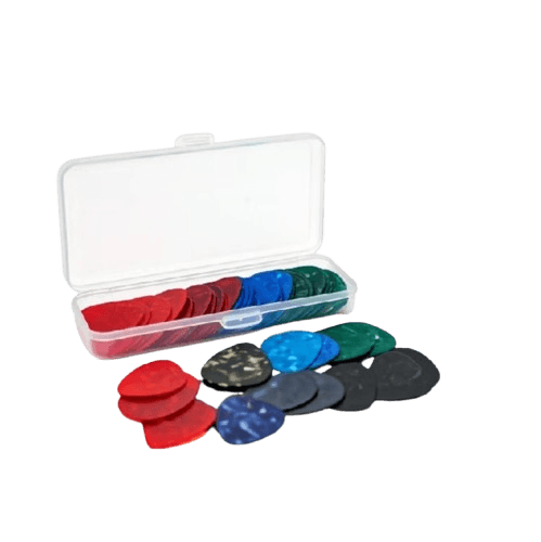 Kit 50 Palhetas com Estojo